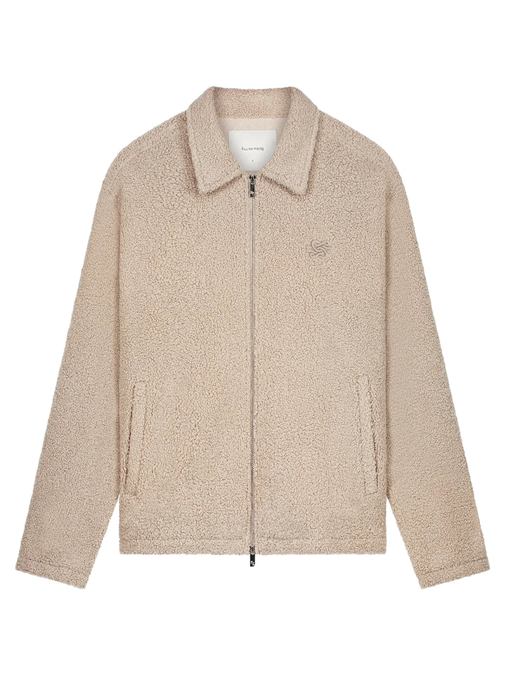 Filling Pieces Coach Jacket Sherpa – Beige-100% polyester-HEREN JASSEN & JACKS-Beige