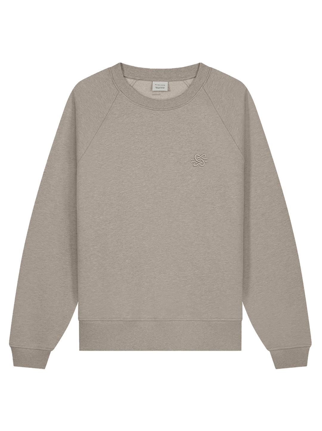 Filling Pieces Embroidered Sweatshirt – Pure-100% katoen-HEREN TRUIEN & VESTEN-Beige