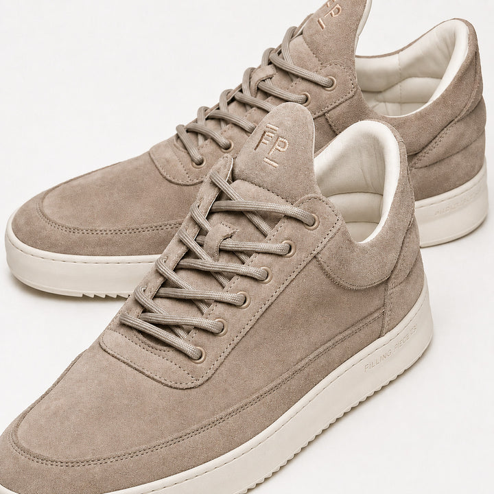 Filling Pieces Low Top Suede – Beige-HEREN SCHOENEN & RIEMEN-Beige
