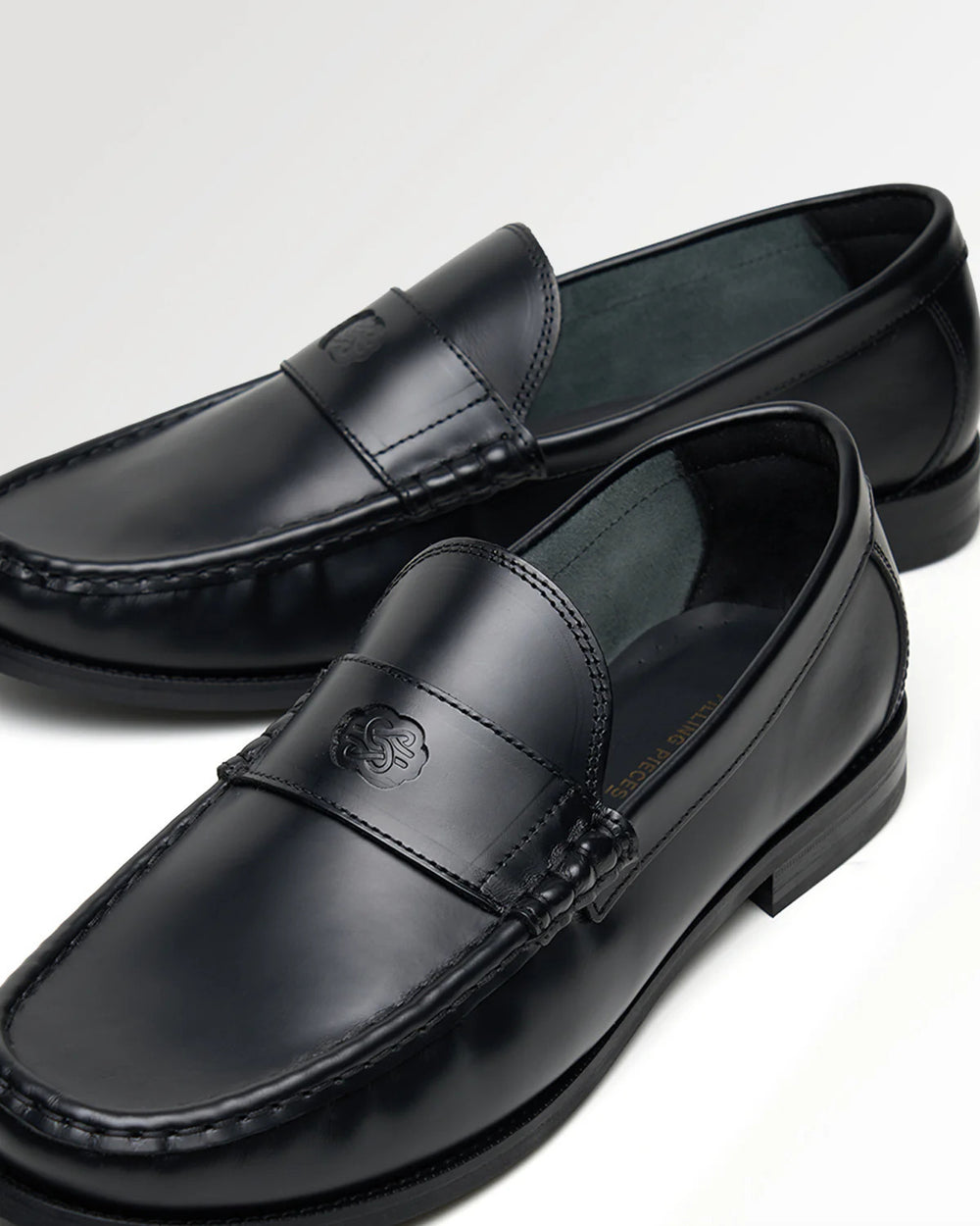 Filling Pieces Lux Loafer Polido – Zwart-HEREN SCHOENEN & RIEMEN-Zwart
