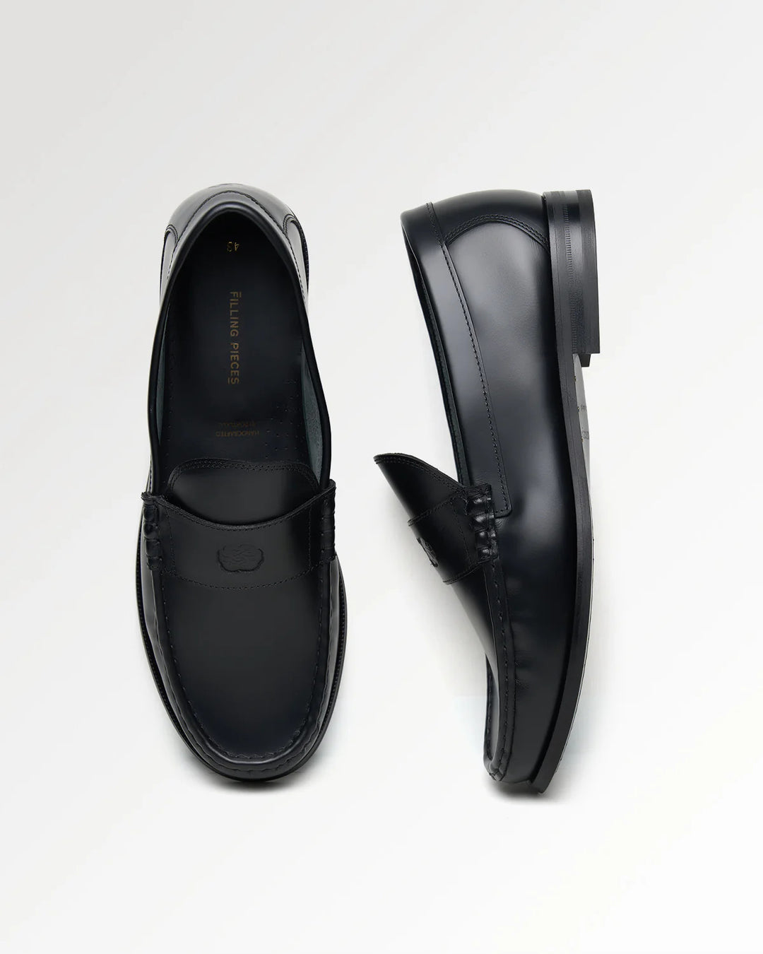 Filling Pieces Lux Loafer Polido – Zwart-HEREN SCHOENEN & RIEMEN-Zwart