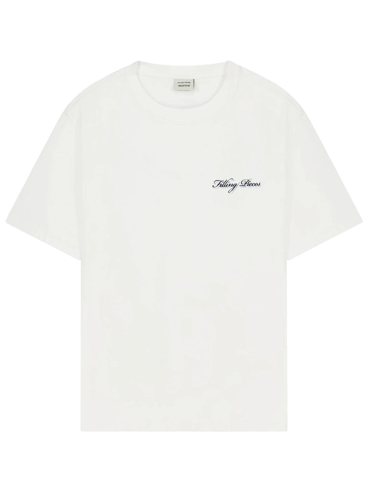 Filling Pieces T-shirt – Wit-100% katoen-HEREN POLO'S & T-SHIRTS-Wit