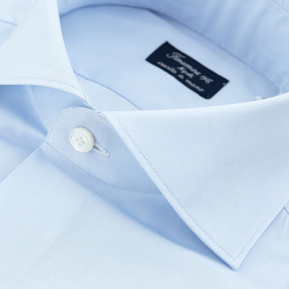 Finamore Eduardo shirt – Blauw-100% katoen-HEREN SHIRTS-Blauw