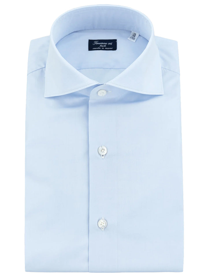 Finamore Eduardo shirt – Blauw-100% katoen-HEREN SHIRTS-Blauw