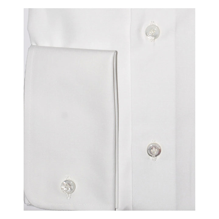 Finamore NAPOLI Eduardo RF white-100% katoen-HEREN SHIRTS-Wit