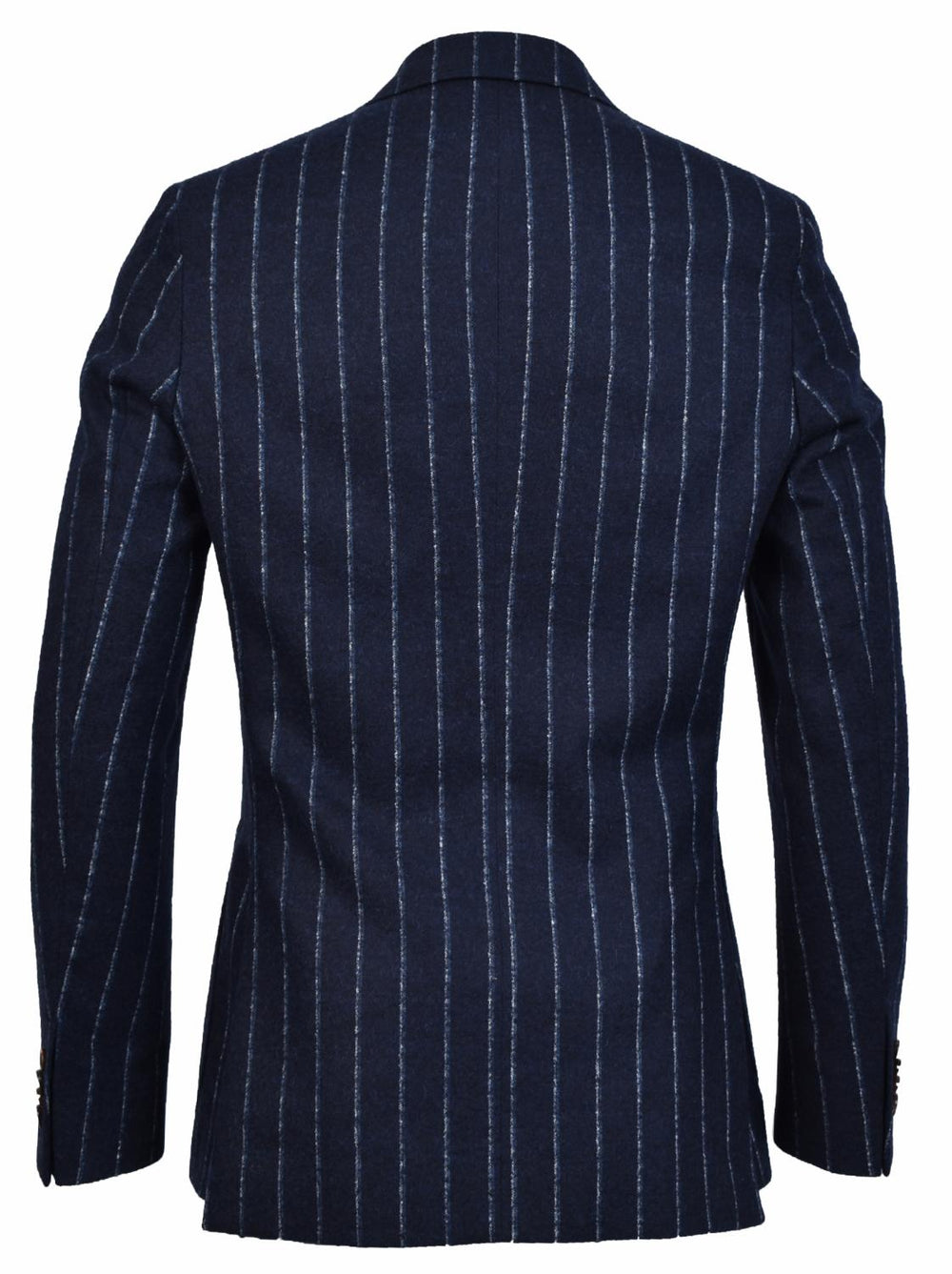 Fugato colbert blauw gestreept-38% wol, 33% katoen, 29% polyamide-HEREN PAKKEN & COLBERTS-Blauw