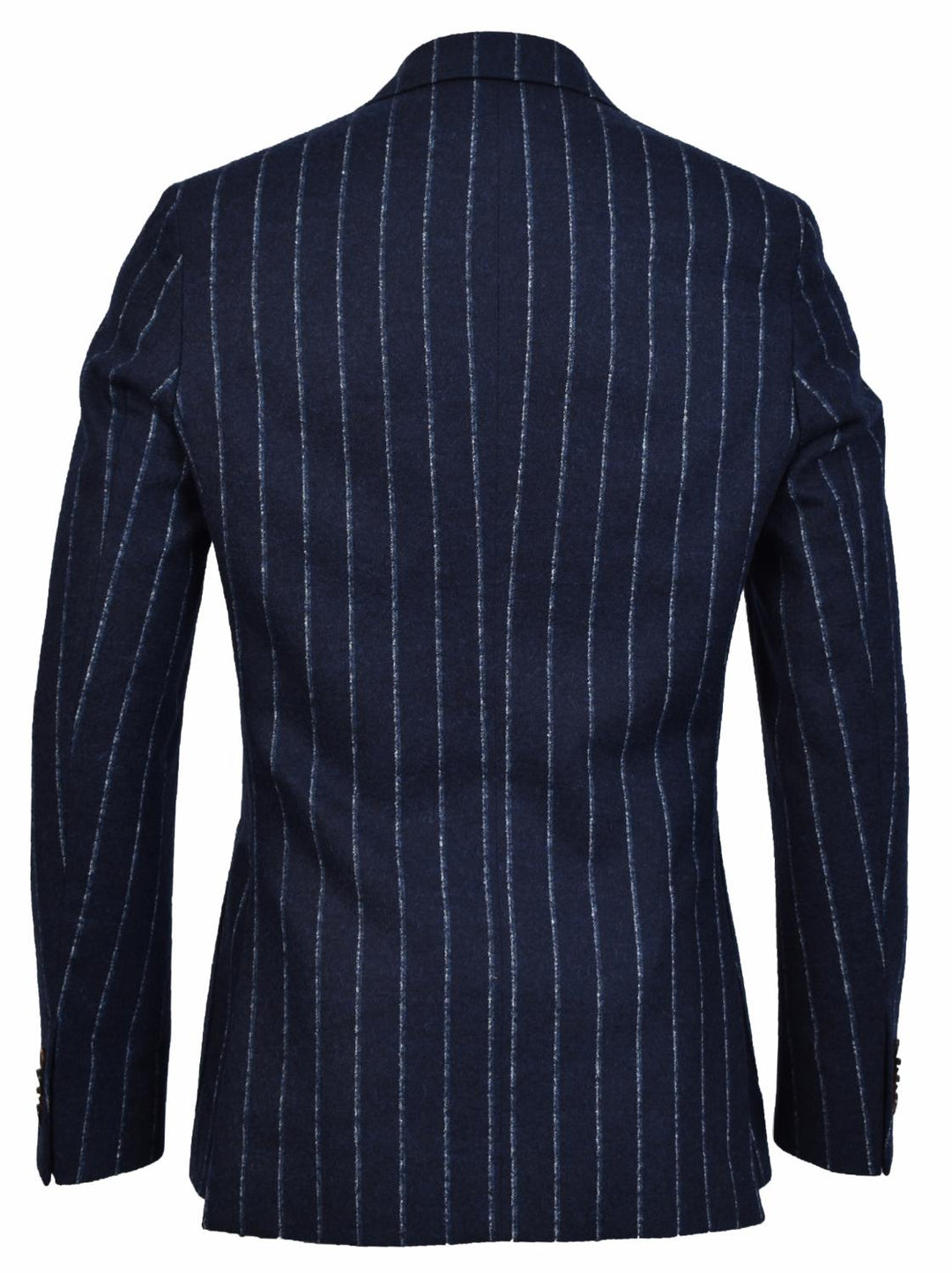 Fugato colbert blauw gestreept-38% wol, 33% katoen, 29% polyamide-HEREN PAKKEN & COLBERTS-Blauw