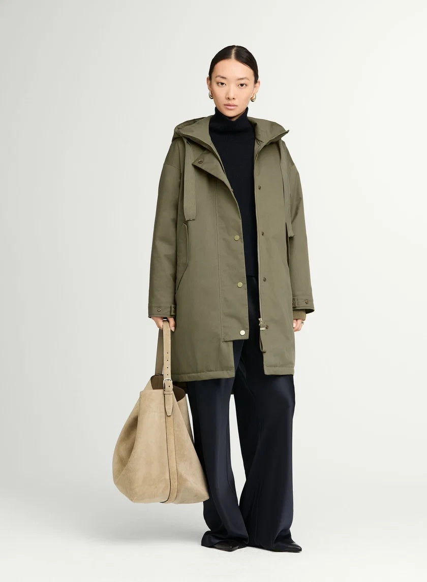 g-lab META Parka – Groen-62% katoen, 38% polyester<br />Voering: 100% polyester-DAMES JASSEN & JACKS-Groen