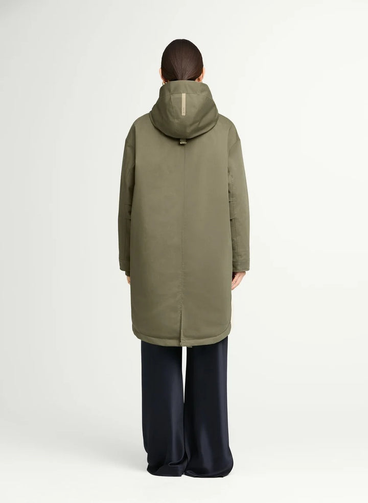 g-lab META Parka – Groen-62% katoen, 38% polyester<br />Voering: 100% polyester-DAMES JASSEN & JACKS-Groen