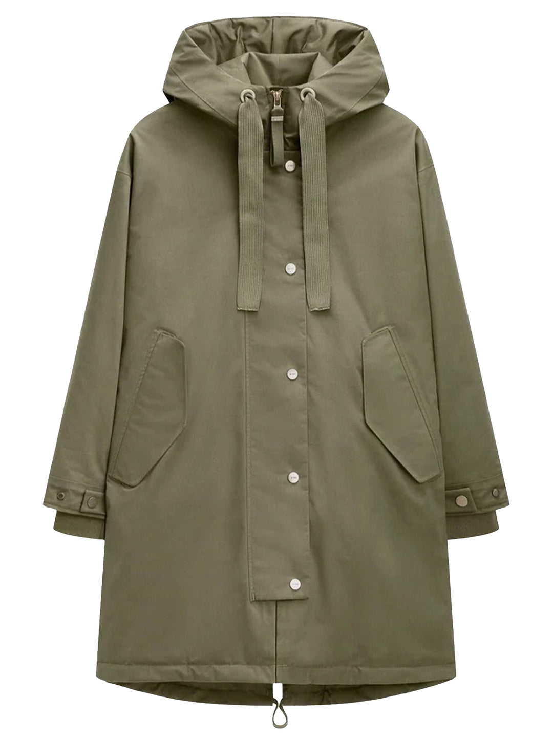 g-lab META Parka – Groen-62% katoen, 38% polyester<br />Voering: 100% polyester-DAMES JASSEN & JACKS-Groen