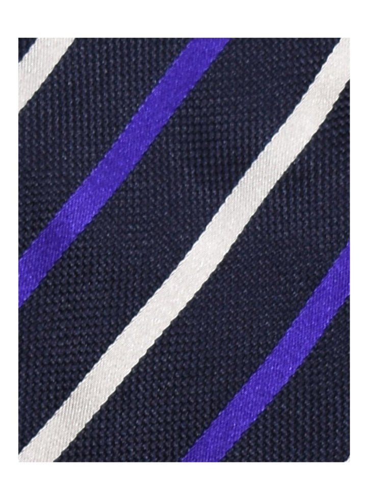 Gallieni stropdas-100% zijde-HEREN DAS/ STRIK/POCHETTE-Paars