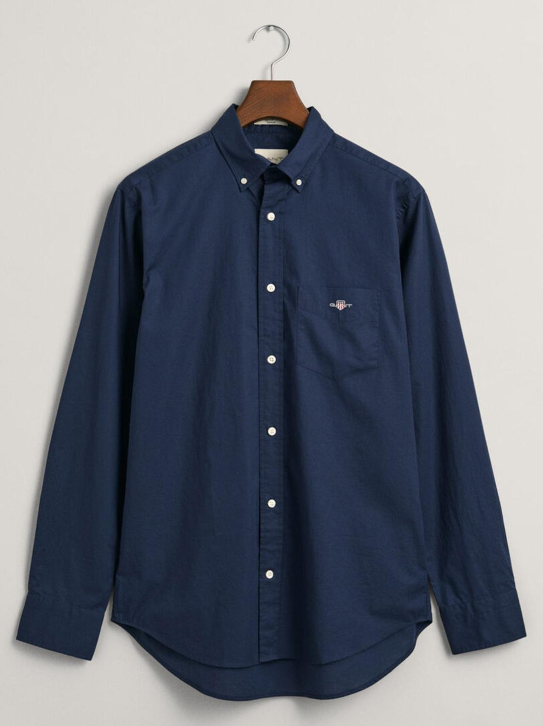 GANT overhemd regular fit-100% katoen-HEREN SHIRTS-Blauw