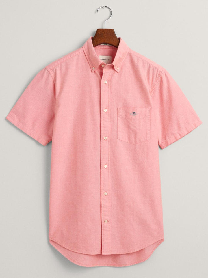 GANT Oxford regular fit shirt-100% katoen-HEREN SHIRTS-Roze