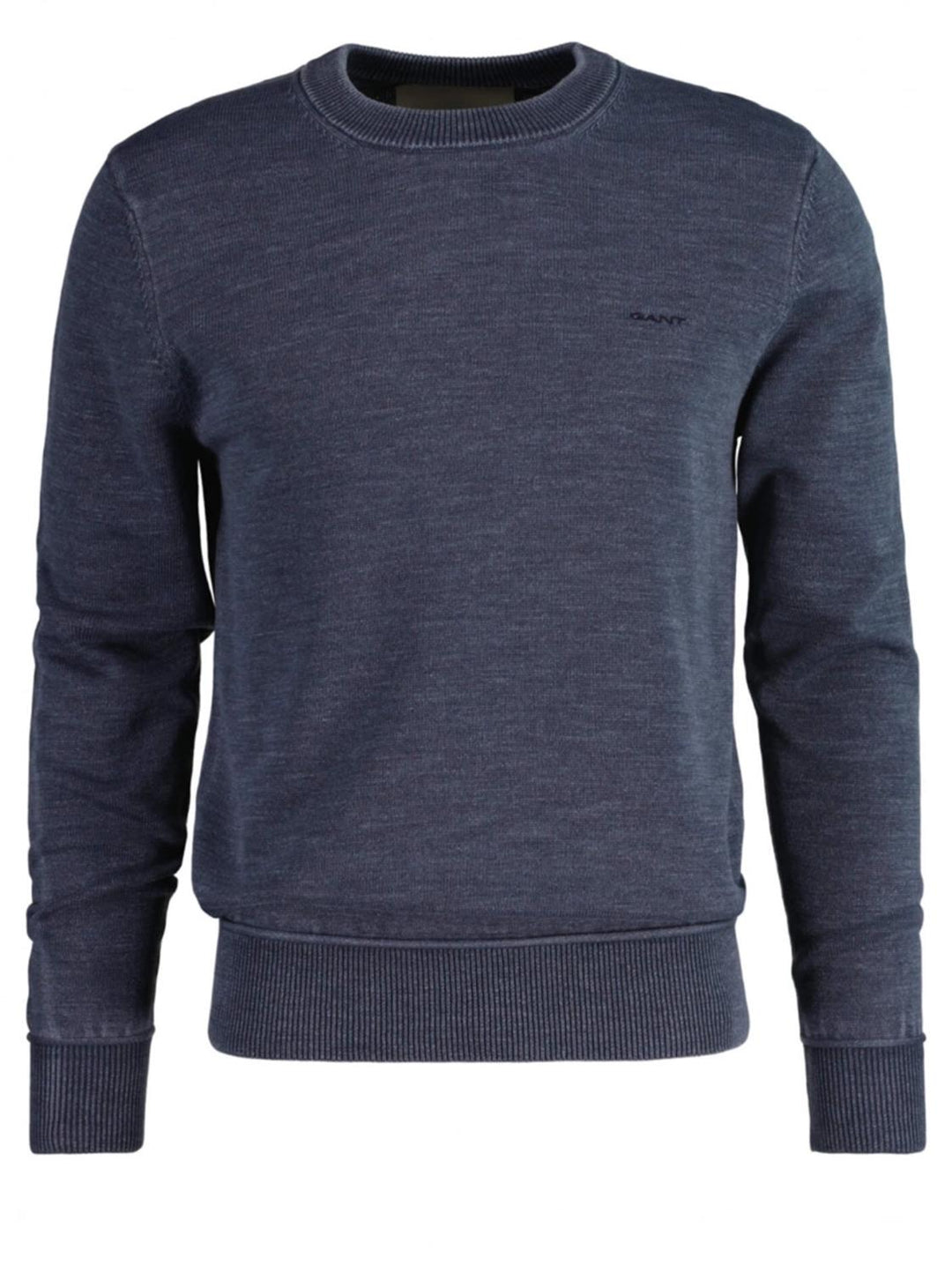GANT pullover ronde hals-60% linnen, 30% katoen, 10% zijde-HEREN TRUIEN & VESTEN-Blauw