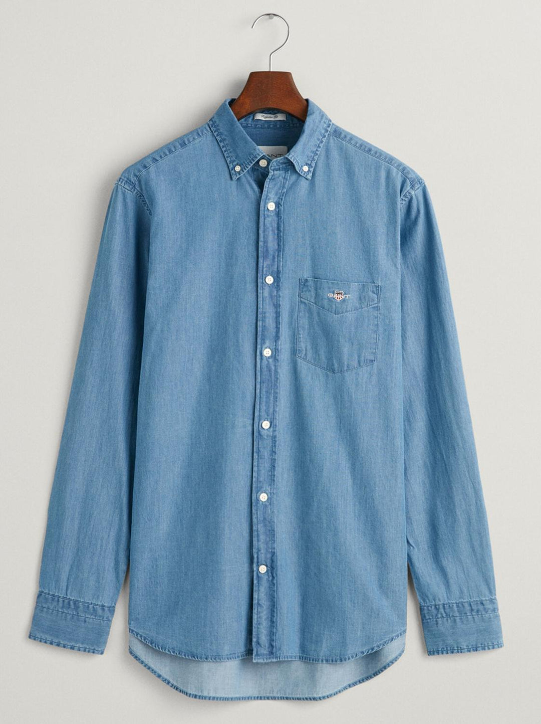 GANT regular fit overhemd-100% katoen-HEREN SHIRTS-Blauw