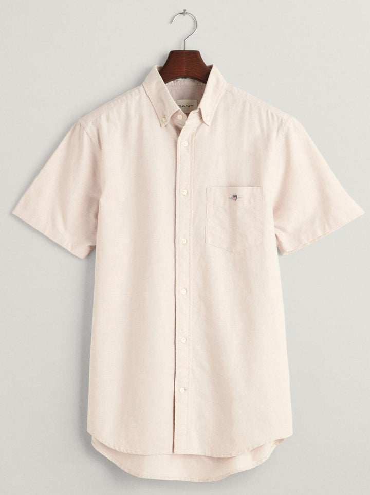 GANT regular fit Oxford shirt-100% katoen-HEREN SHIRTS-Beige