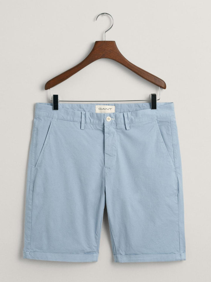 GANT regular fit sunfade short-97% katoen, 3% elasthaan-HEREN BROEKEN-Blauw