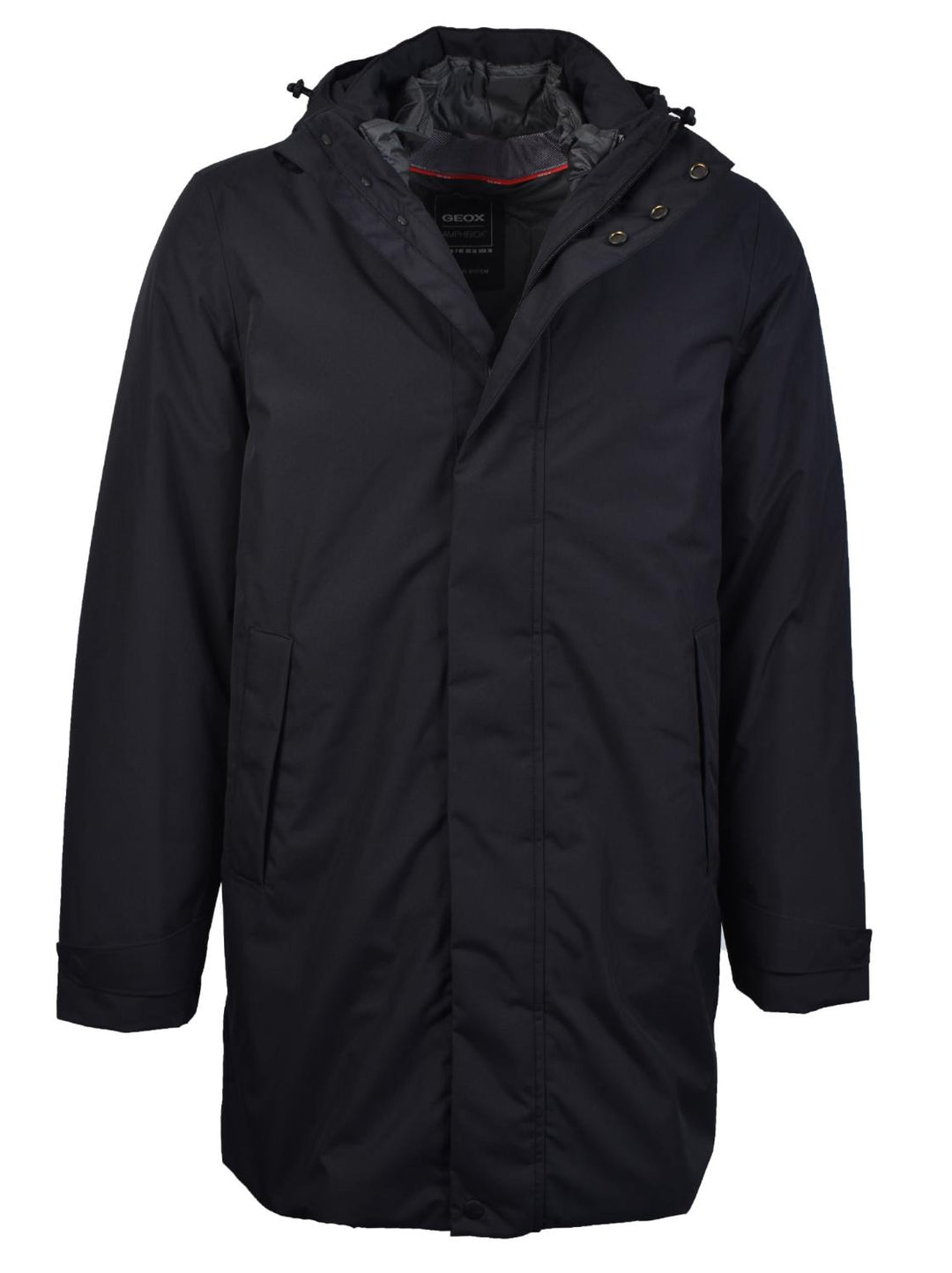 Geox jas-100% polyamide-HEREN JASSEN & JACKS-Zwart