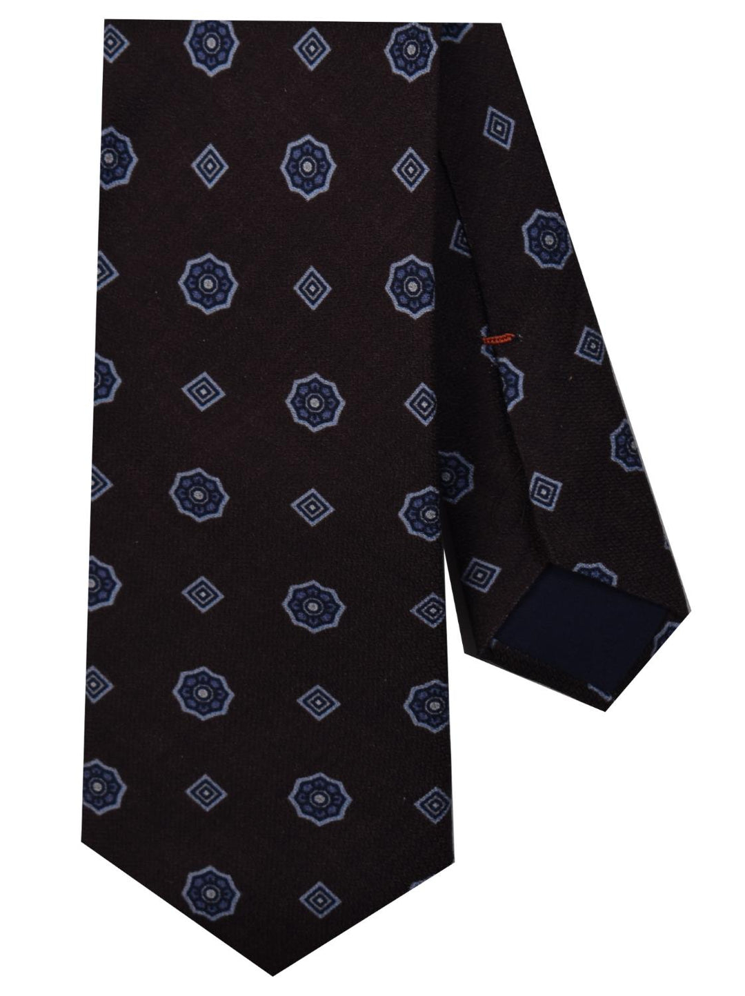 Gierre Milano stropdas-100% zijde-HEREN DAS/ STRIK/POCHETTE-Bruin