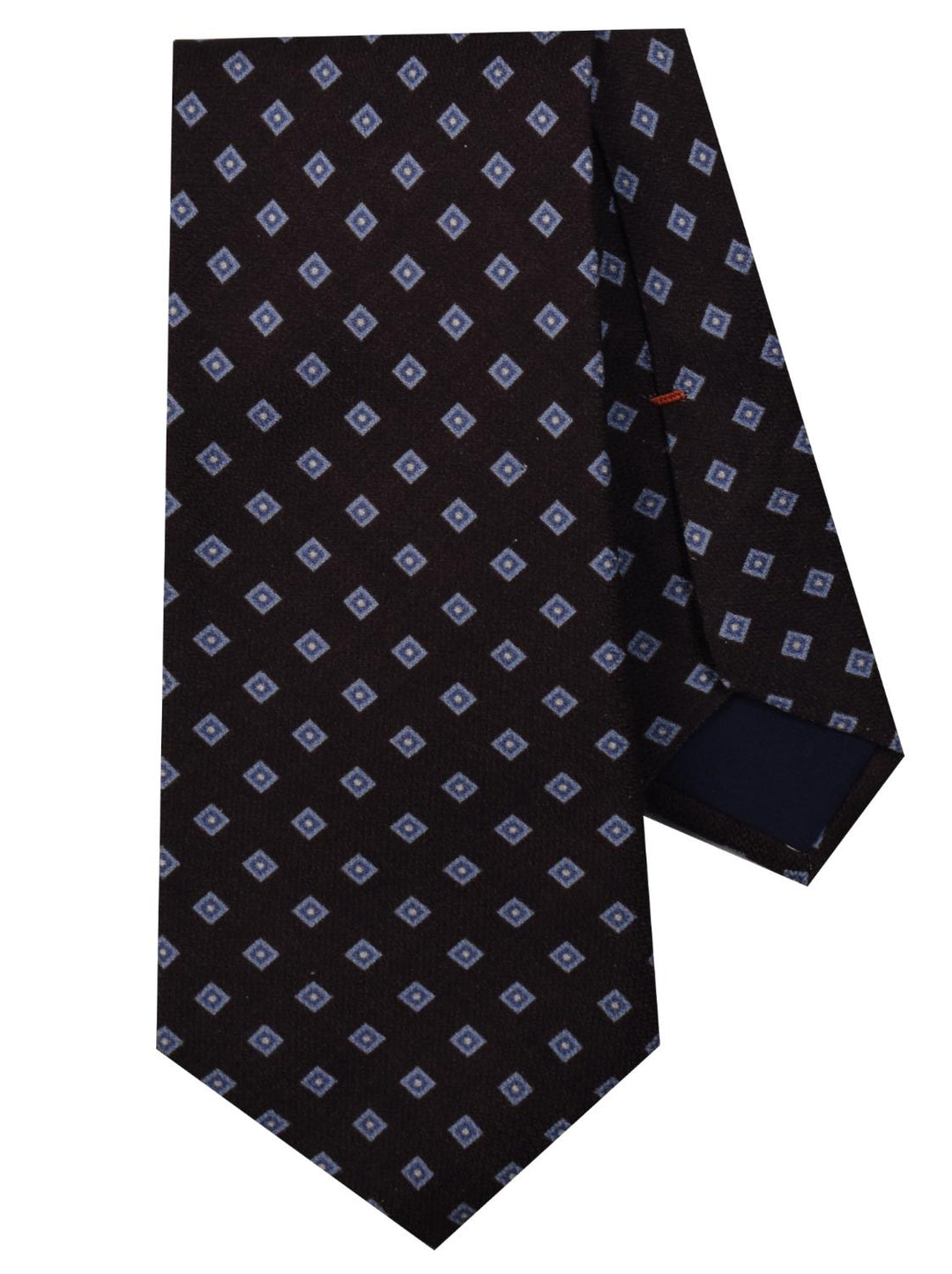 Gierre Milano stropdas-100% zijde-HEREN DAS/ STRIK/POCHETTE-Bruin