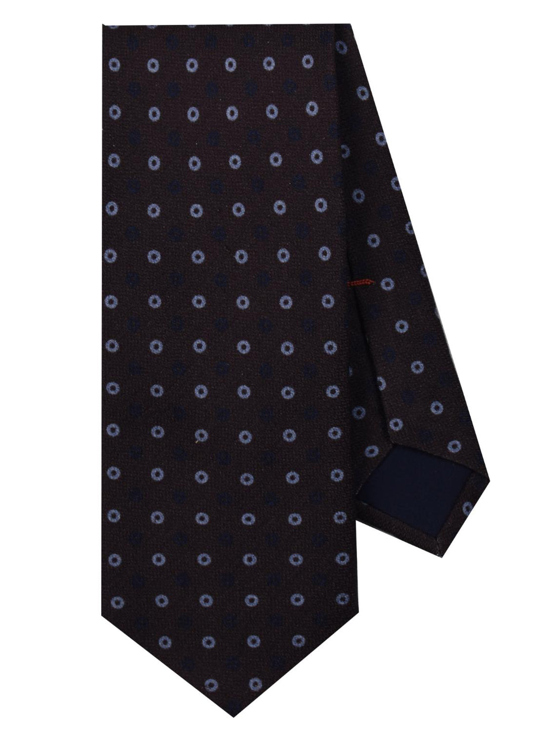 Gierre Milano stropdas-100% zijde-HEREN DAS/ STRIK/POCHETTE-Bruin