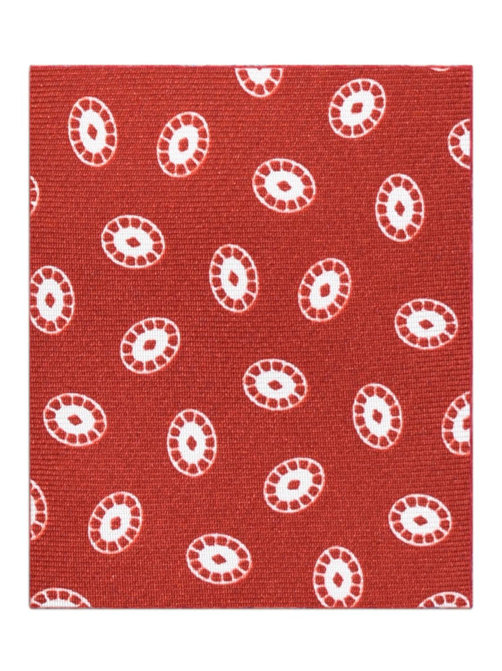 Gierre Milano stropdas-100% zijde-HEREN DAS/ STRIK/POCHETTE-Rood