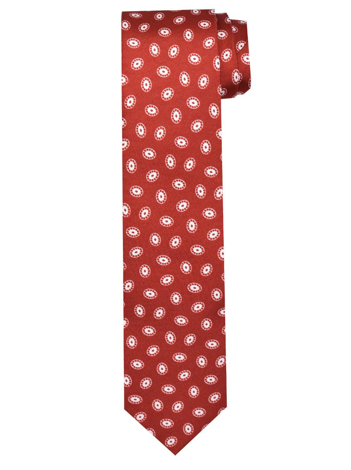 Gierre Milano stropdas-100% zijde-HEREN DAS/ STRIK/POCHETTE-Rood