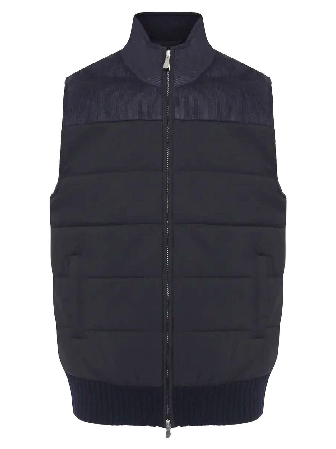 Gran Sasso Bodywarmer – Blauw-100% lamswol-HEREN JASSEN & JACKS-Blauw
