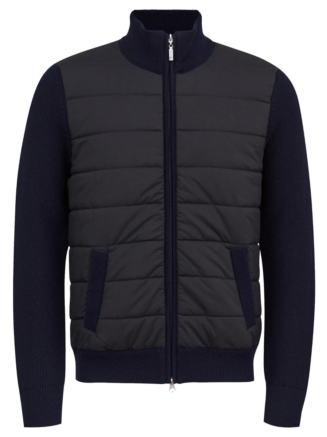 Gran Sasso buitenvest-100% wol-HEREN JASSEN & JACKS-Blauw