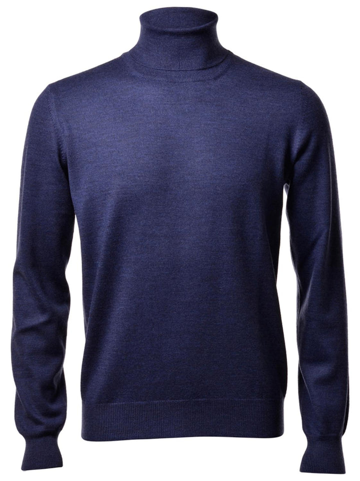 Gran Sasso coltrui denimblauw-100% wol-HEREN TRUIEN & VESTEN-Blauw