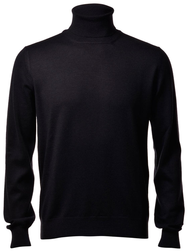 Gran Sasso coltrui zwart-100% wol-HEREN TRUIEN & VESTEN-Zwart
