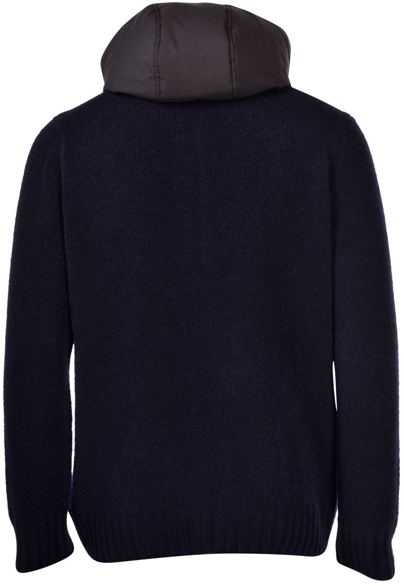 Gran Sasso Hoody – Blauw-80% lamswol, 20% polyamide-HEREN TRUIEN & VESTEN-Blauw