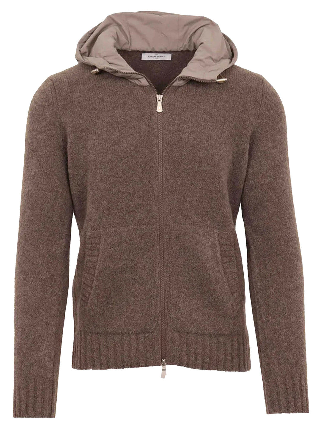 Gran Sasso Hoody – Bruin-80% lamswol, 20% polyamide-HEREN TRUIEN & VESTEN-Bruin