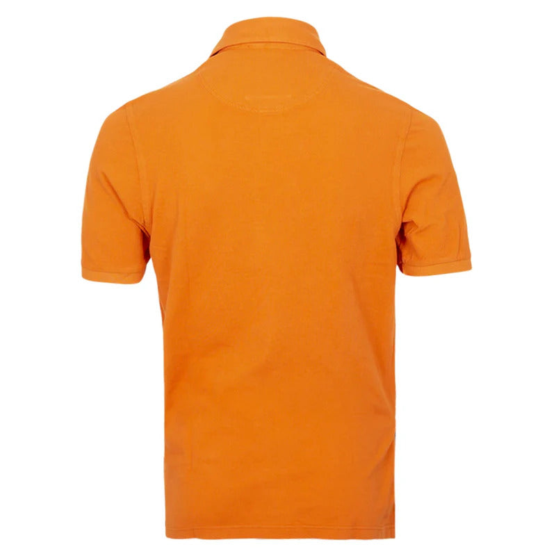 Gran Sasso oranje polo-100% katoen-HEREN POLO'S & T-SHIRTS-Oranje
