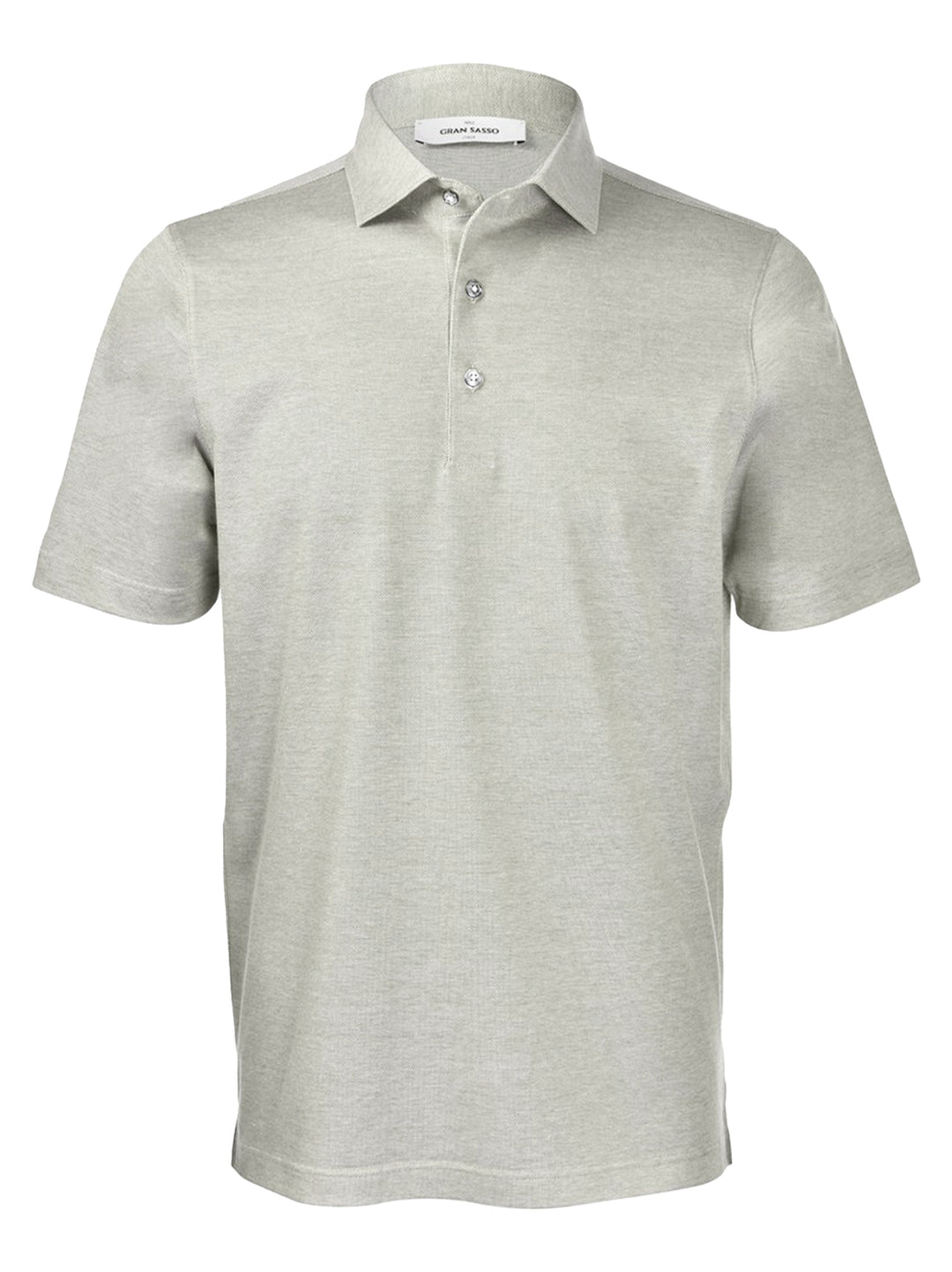 Gran Sasso Piqué Polo – Groen-100% katoen-HEREN POLO'S & T-SHIRTS-Groen
