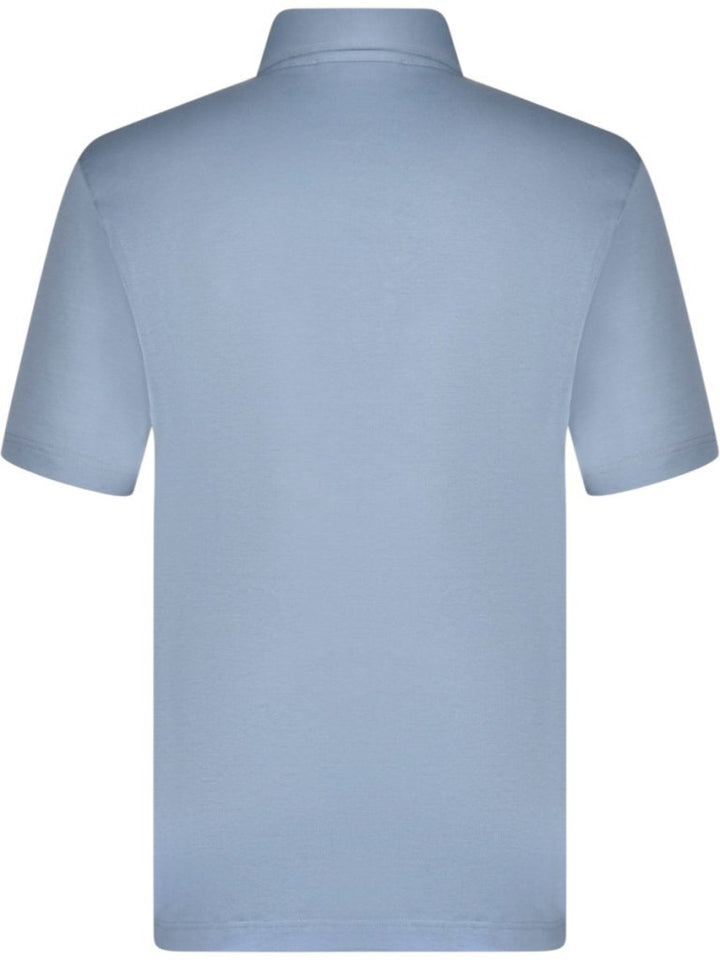 Gran Sasso Polo – Blauw-100% katoen-HEREN POLO'S & T-SHIRTS-Blauw