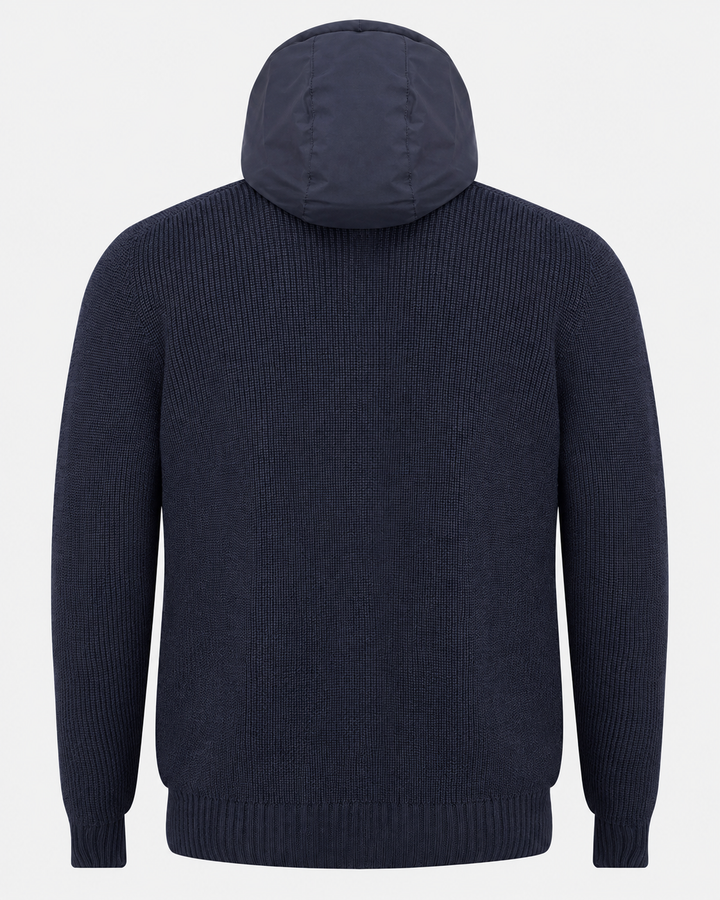 Gran Sasso Rain Wool Jack – Blauw-100% wol-HEREN JASSEN & JACKS-Blauw