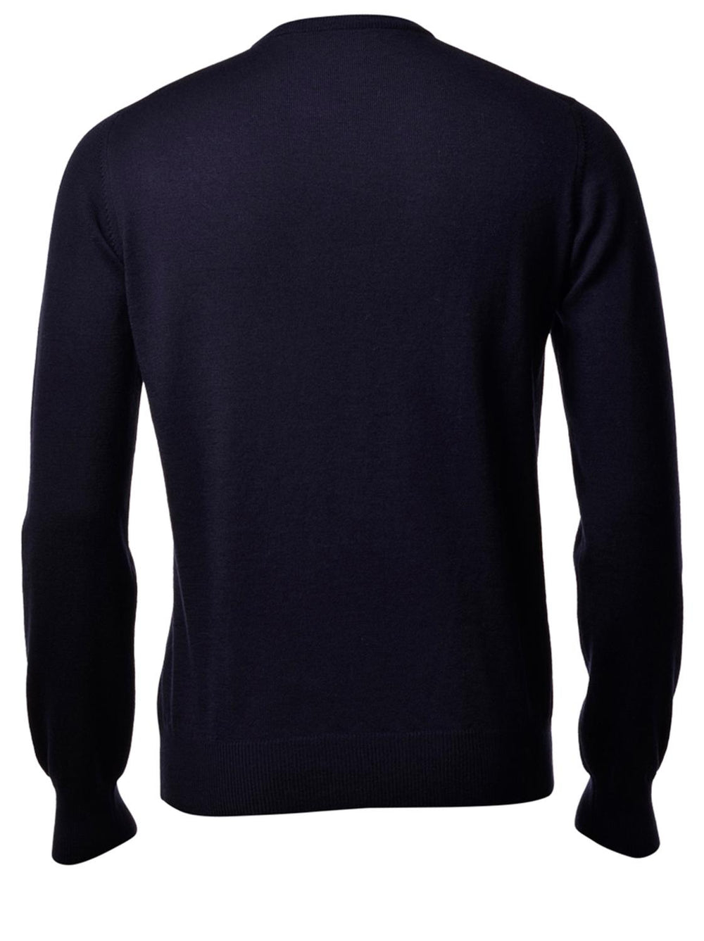 Gran Sasso ronde hals trui-100% wol-HEREN TRUIEN & VESTEN-Blauw