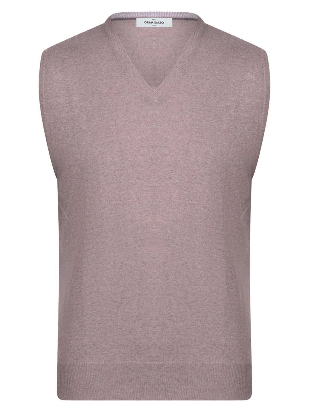 Gran Sasso Slipover – Grijs-100% wol-HEREN TRUIEN & VESTEN-Grijs