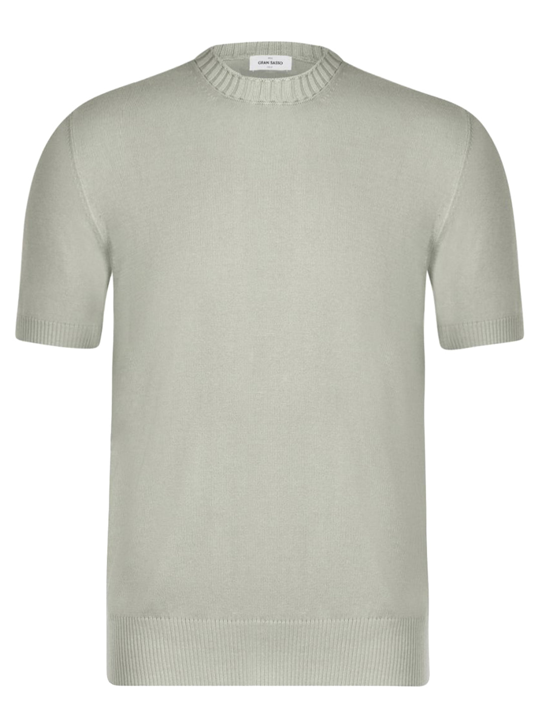 Gran Sasso T-shirt – Groen -100% katoen-HEREN POLO'S & T-SHIRTS-Groen
