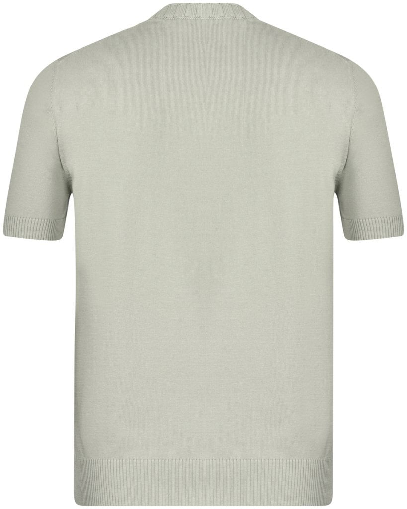 Gran Sasso T-shirt – Groen -100% katoen-HEREN POLO'S & T-SHIRTS-Groen