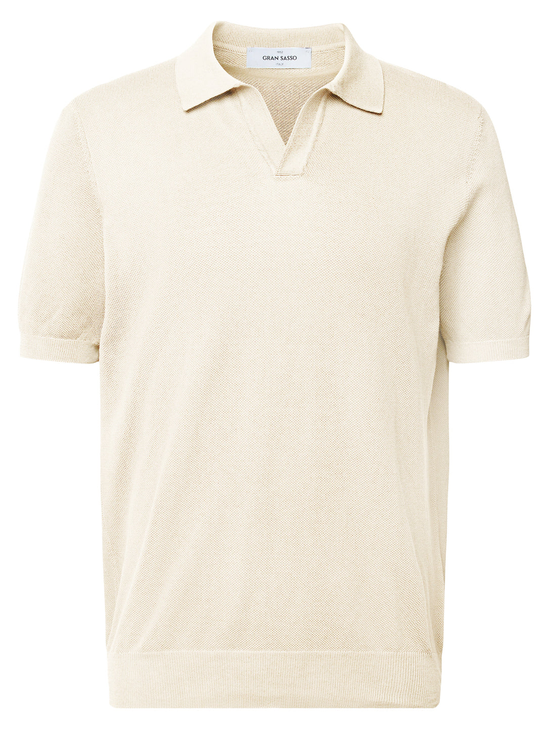 Gran Sasso Tennis Skipper Polo Knitted – Room-100% katoen-HEREN POLO'S & T-SHIRTS-Room