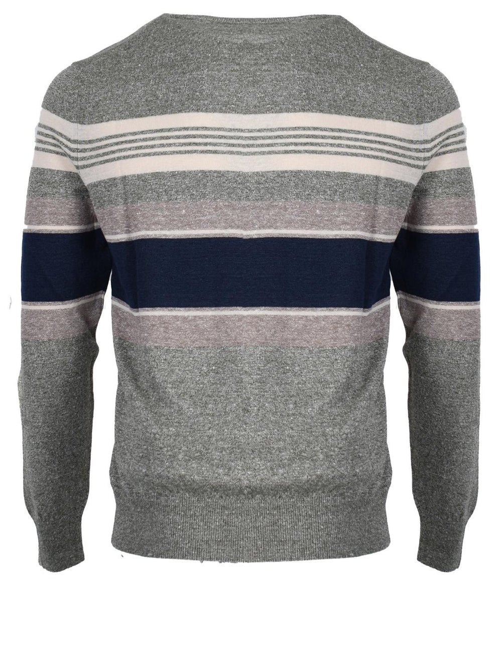 Gran Sasso trui-68% linnen, 32% katoen-HEREN TRUIEN & VESTEN-Groen