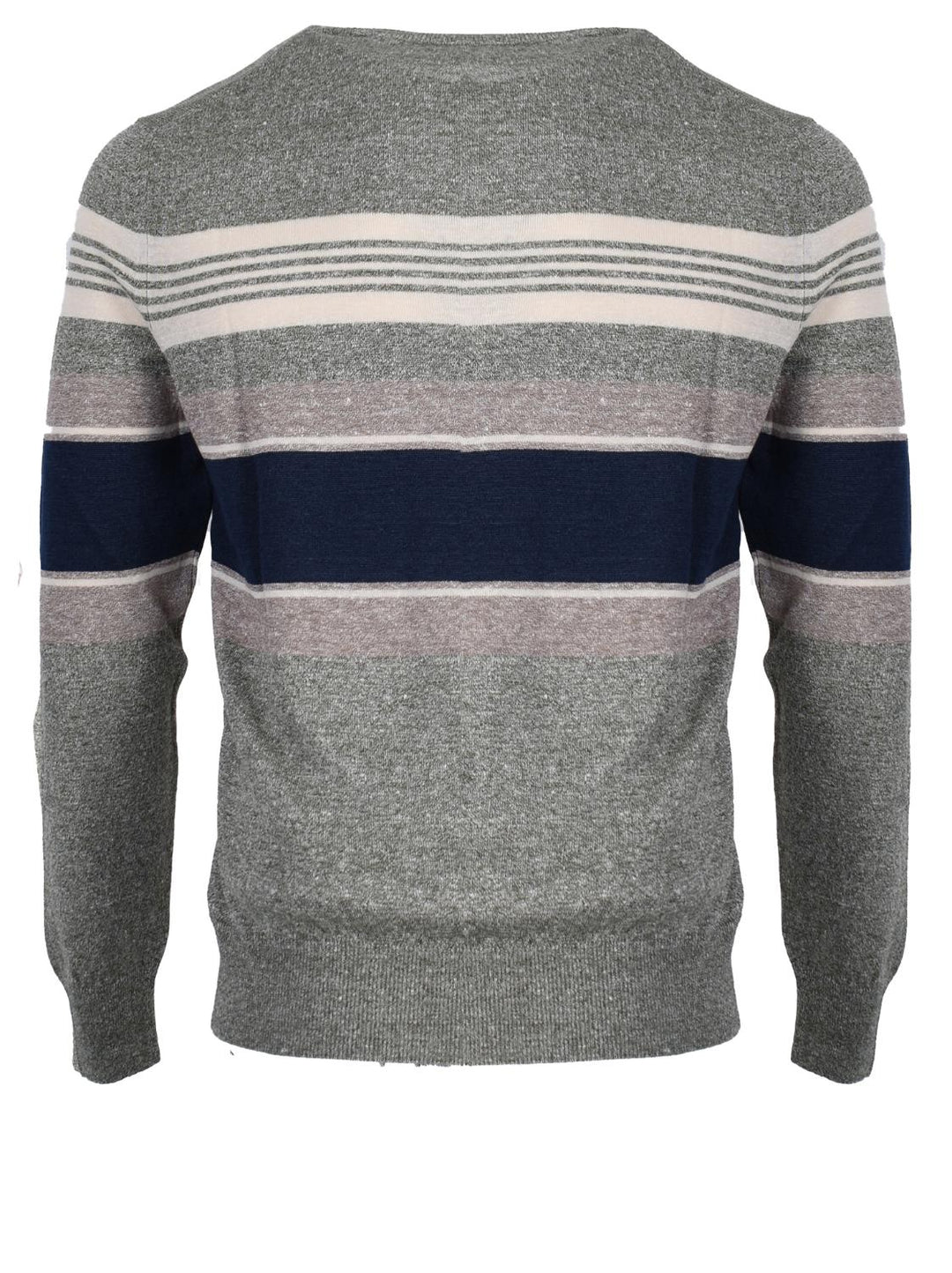 Gran Sasso trui-68% linnen, 32% katoen-HEREN TRUIEN & VESTEN-Groen