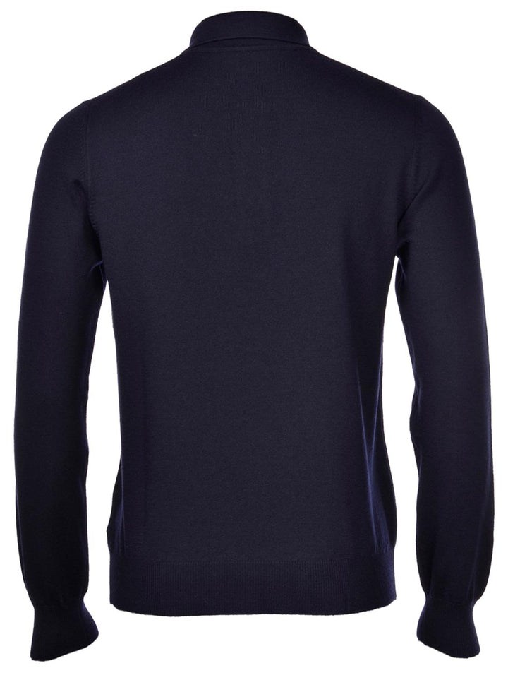 Gran Sasso trui polokraag-100% wol-HEREN TRUIEN & VESTEN-Blauw