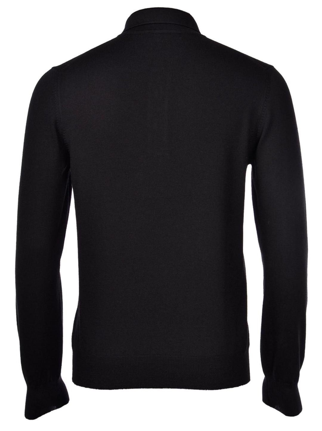 Gran Sasso trui polokraag-100% wol-HEREN TRUIEN & VESTEN-Zwart