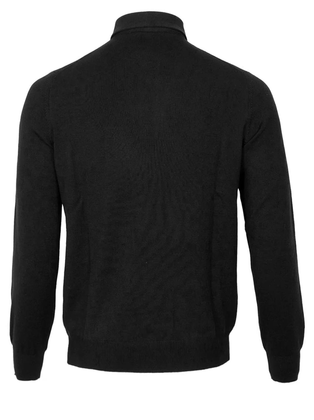 Gran Sasso trui polokraag-100% wol-HEREN TRUIEN & VESTEN-Zwart