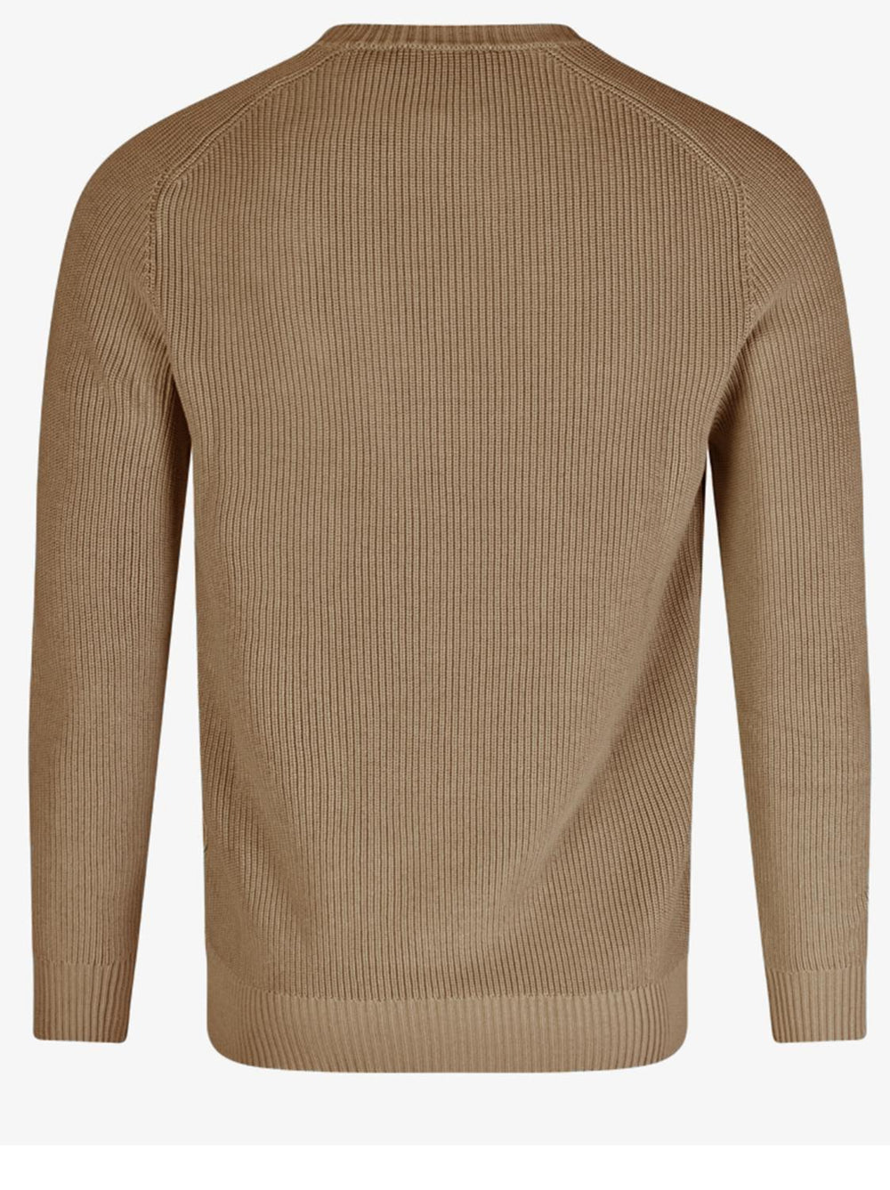 Gran Sasso trui ronde hals-100% katoen-HEREN TRUIEN & VESTEN-Beige