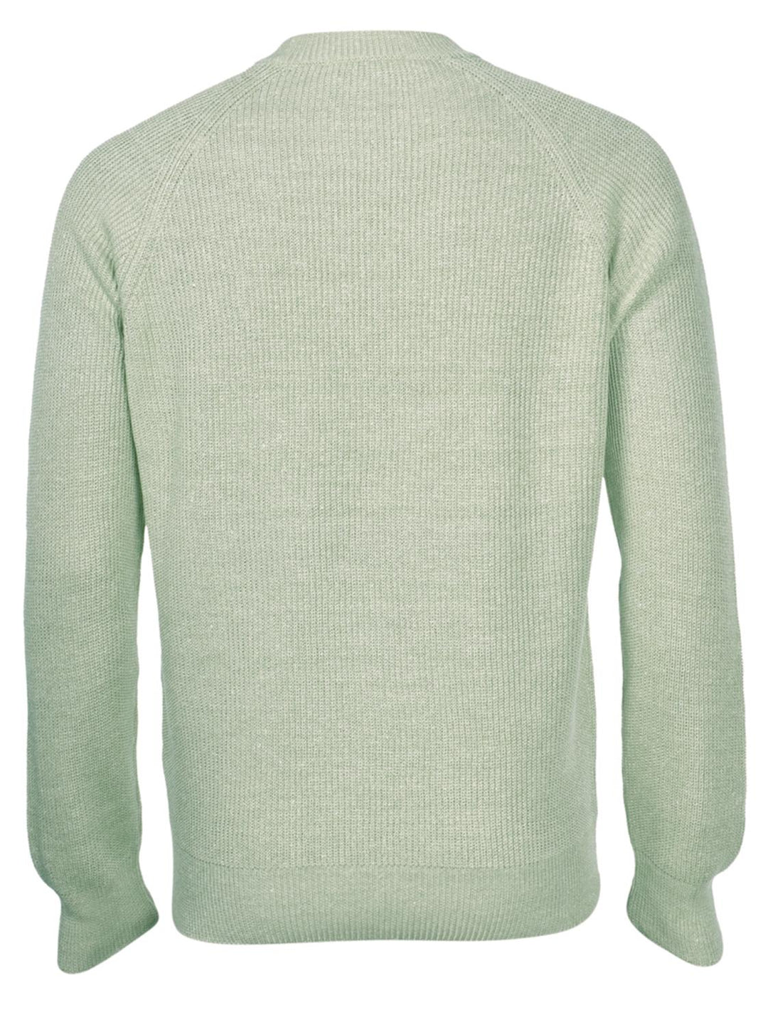 Gran Sasso trui ronde hals-68% linnen, 32% katoen-HEREN TRUIEN & VESTEN-Groen