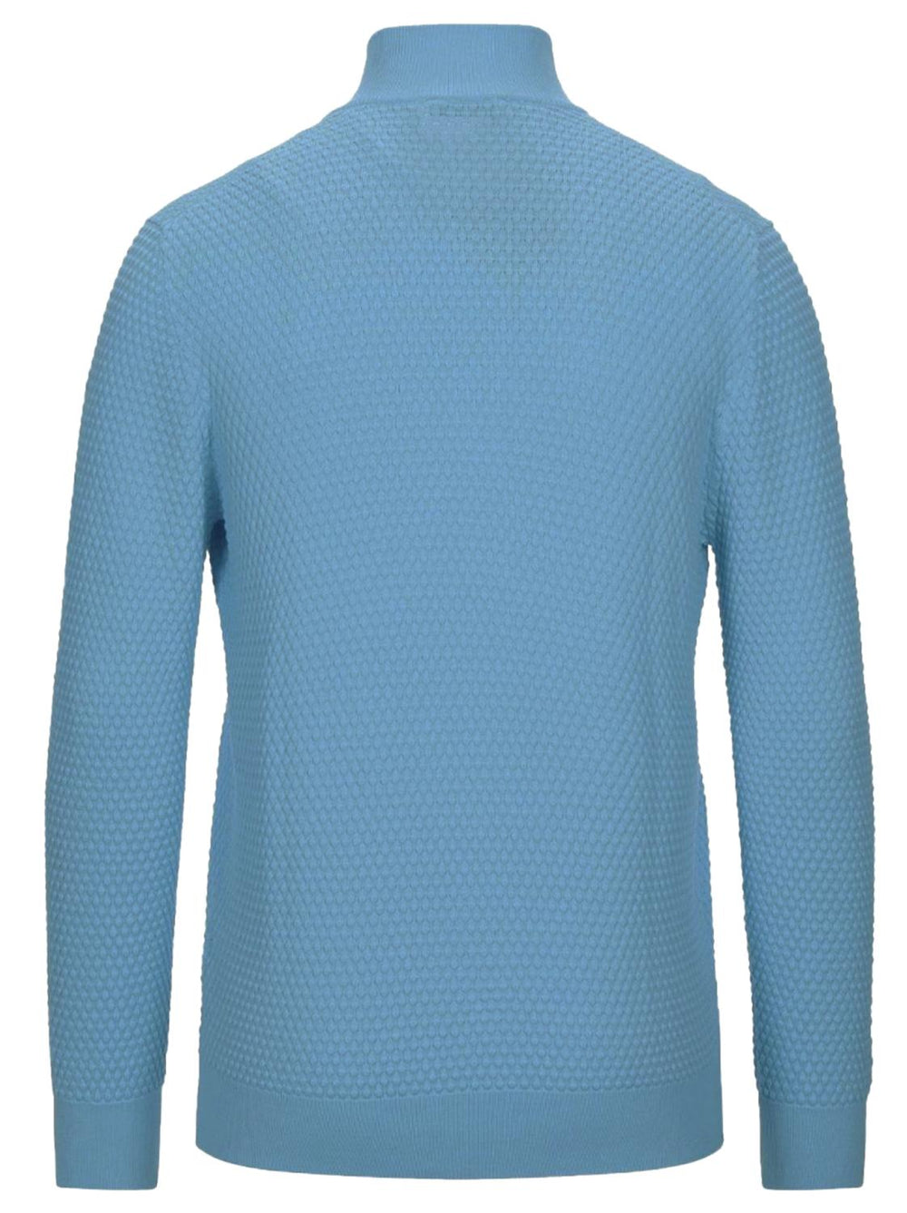 Gran Sasso vest-100% katoen-HEREN TRUIEN & VESTEN-Blauw